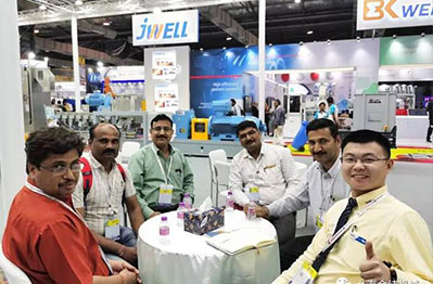 Jwell Machinery at INDIAPLAST, Delhi, India 2019