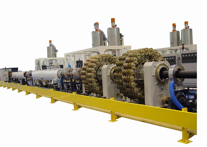 PE Steel Reinforced Spiral Pipe Extrusion Line
