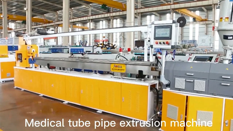 Jwell Medical Tube Pipe Extrusion Machine Line Production Process