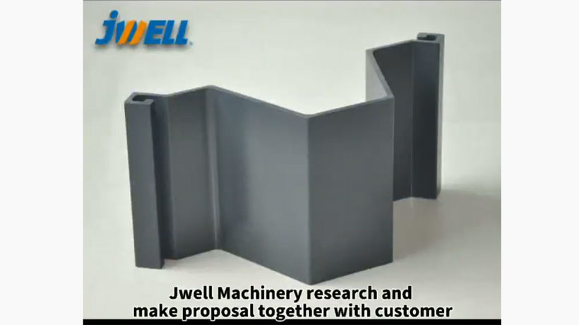 Jwell Water Prevent Sheet Board Profile Making Machine