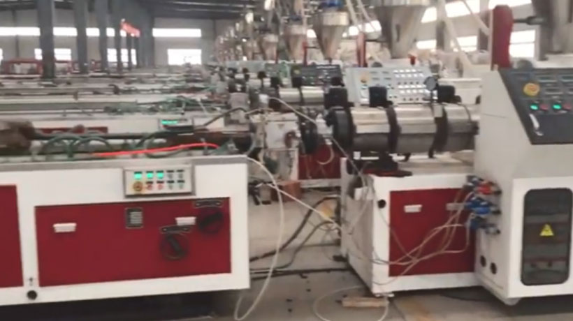 Jwell WPC Wood Plastic Profile Extrusion Line Production Process
