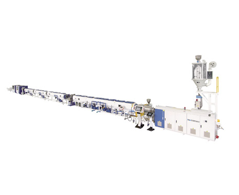High Speed and Energy Saving HDPE Pipe Extrusion Line