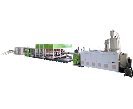 Horizontal Double Wall Corrugated Pipe Extrusion Line