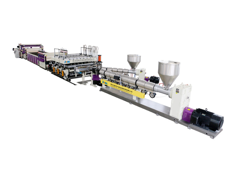 pp hollow sheet extrusion line