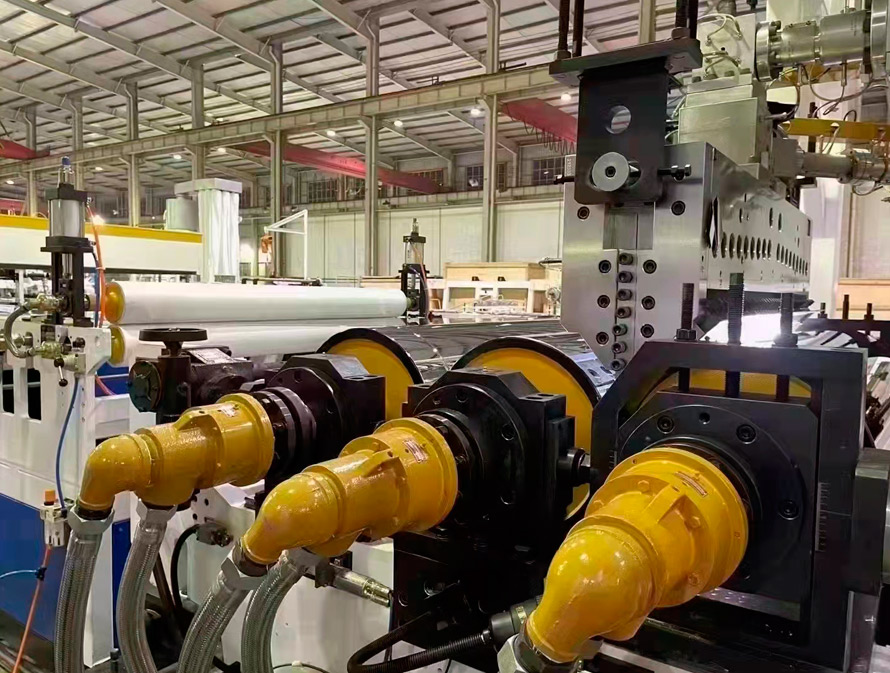 plastic sheet extrusion machine factory