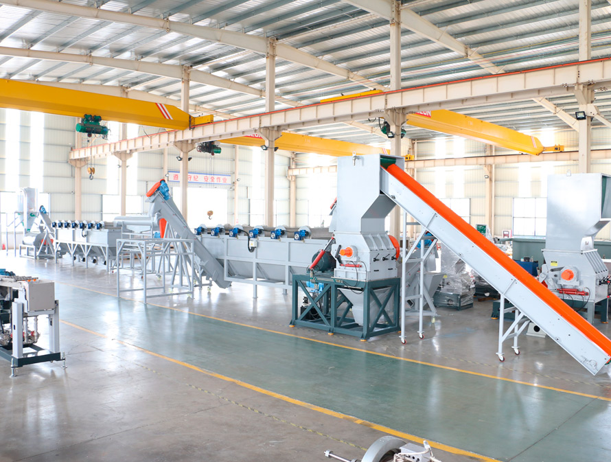 waste plastic recycling line
