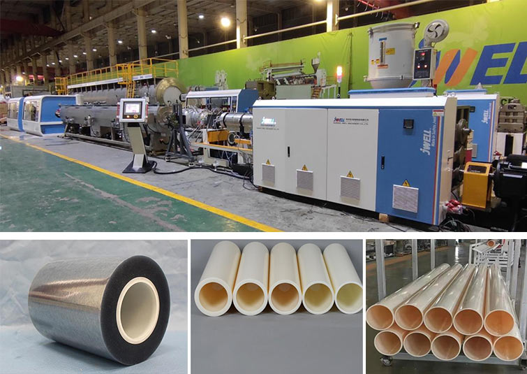 PE, PP, ABS Film Roll Core Tube Extrusion Line