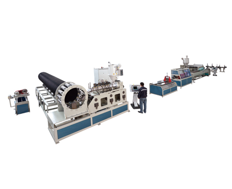 PVC Hollow Winding Pipe Extrusion Line