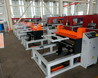 Cutter of Hollow PVC Door Board Extrusion Line