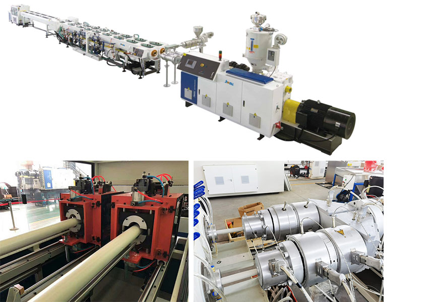 Double-cavity Pipe Extrusion Line